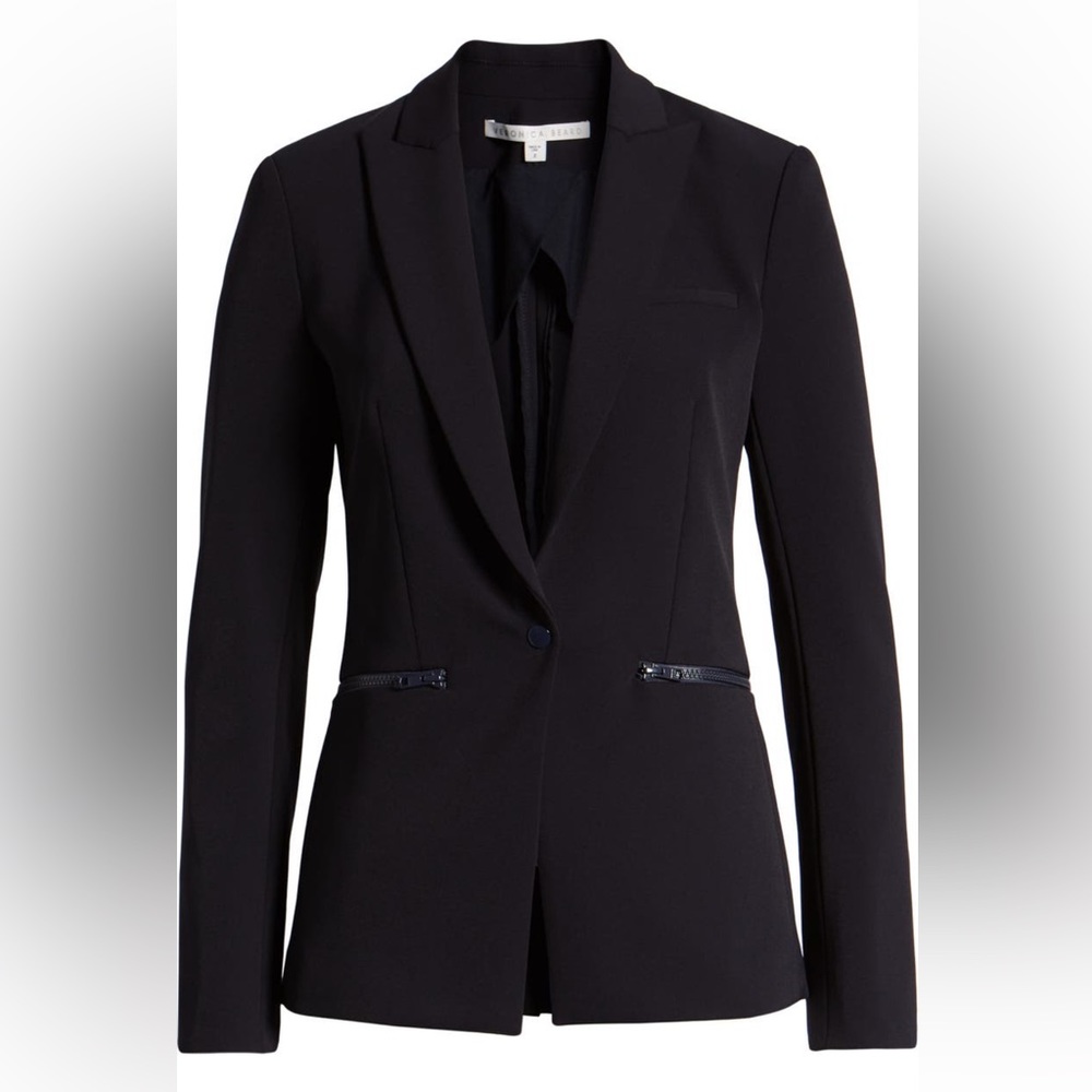 Veronica beard scuba jacket!
